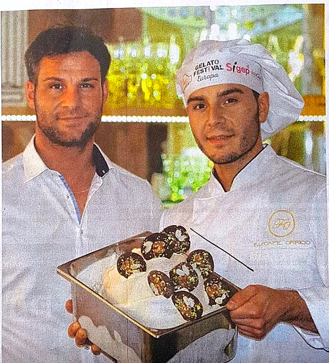 Stefano und Francesco Orrico beim Gelato Festival Europa in Berlin